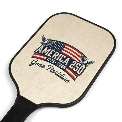 Pickleball Paddle Set – “America 250 Gone Floridian” Patriotic Pickleball Kit (2 Paddles + Balls)