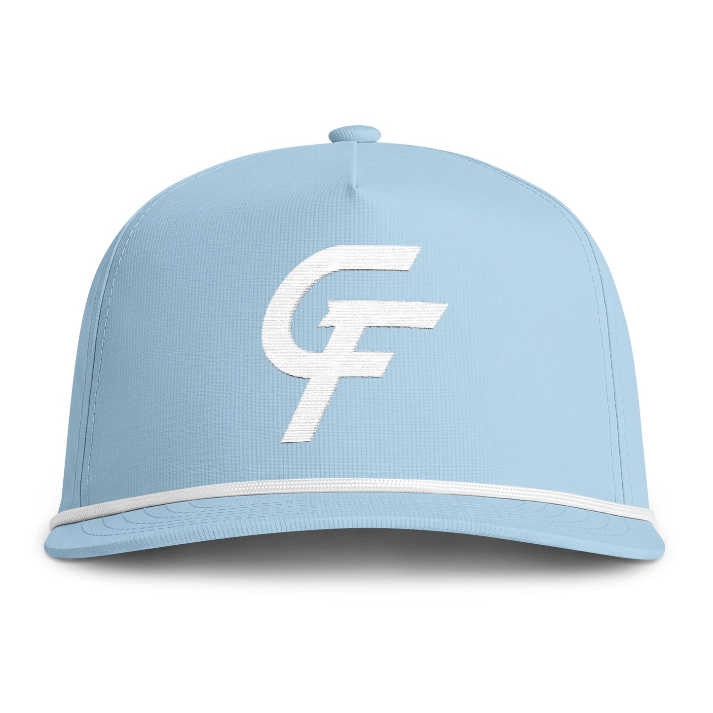 Sunwashed Rope Cap - CF Monogram Trucker Hat