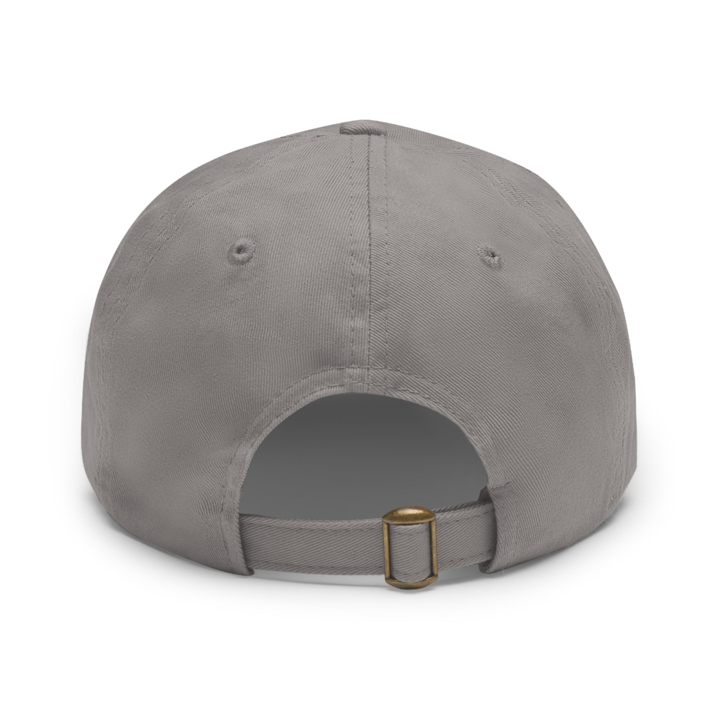 Leather Patch Dad Hat — Gone Floridian Logo