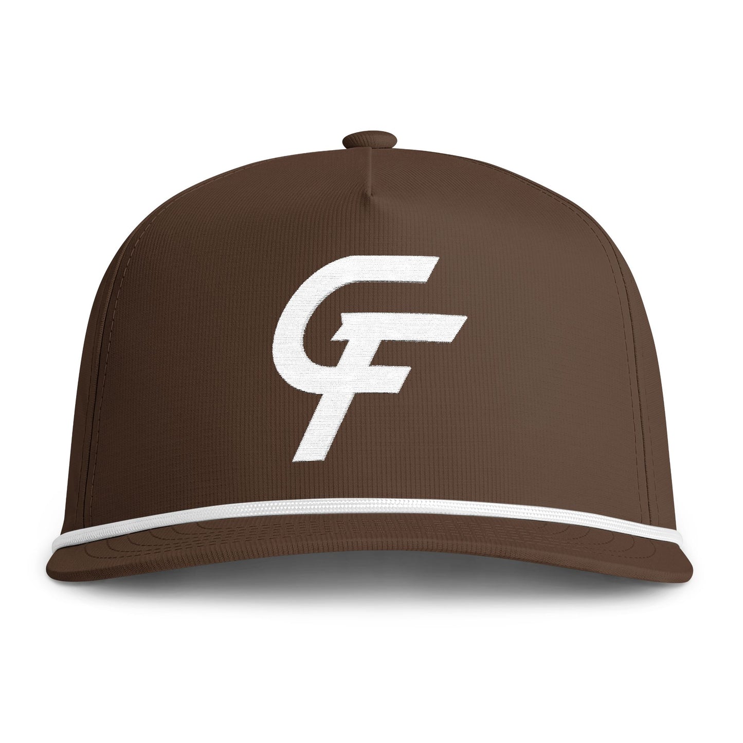 Sunwashed Rope Cap - CF Monogram Trucker Hat