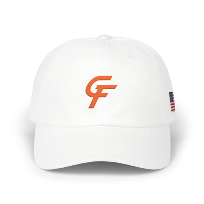 Flag Dad Cap — White
