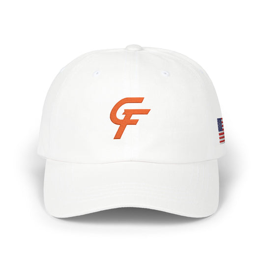 Flag Dad Cap — White