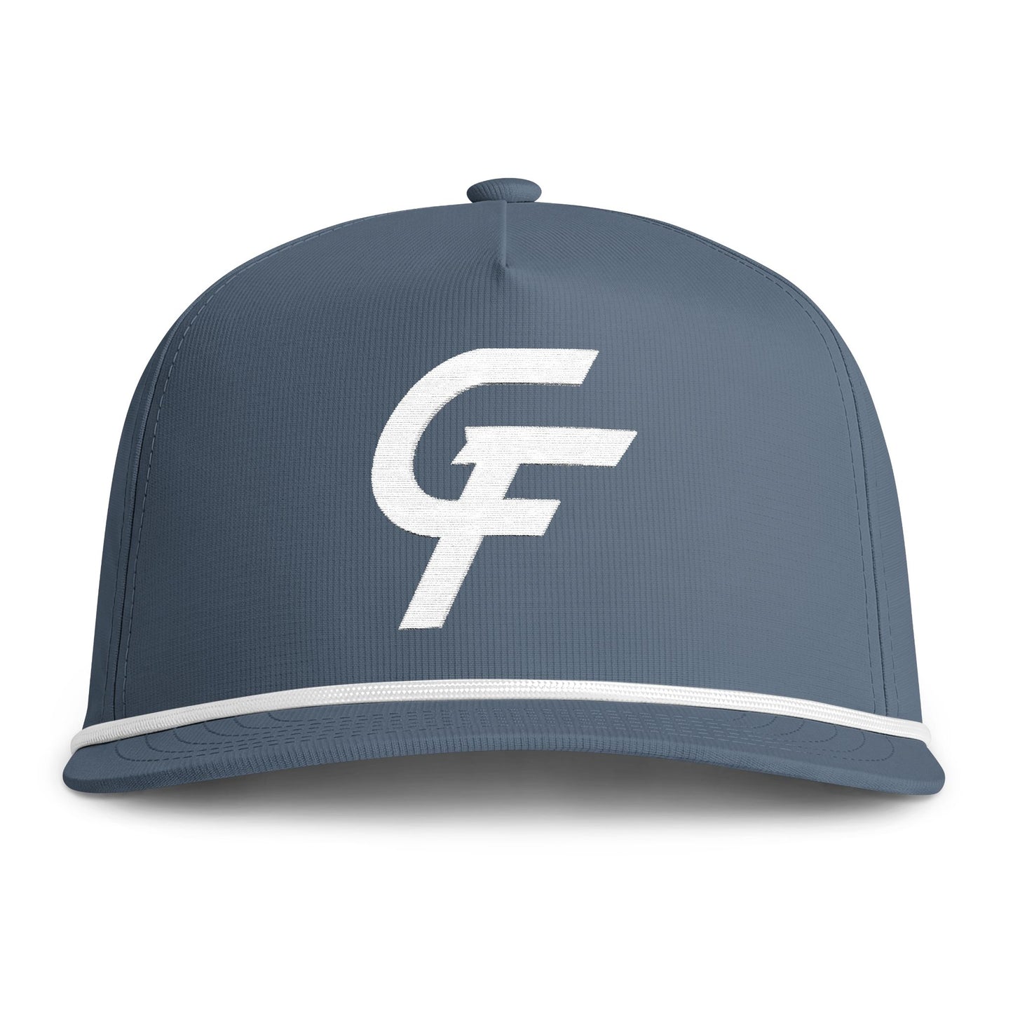 Sunwashed Rope Cap - CF Monogram Trucker Hat