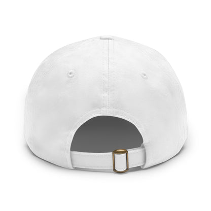 Leather Patch Dad Hat — Gone Floridian Logo