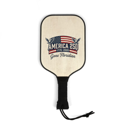 Pickleball Paddle Set – “America 250 Gone Floridian” Patriotic Pickleball Kit (2 Paddles + Balls)
