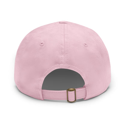 Leather Patch Dad Hat — Gone Floridian Logo