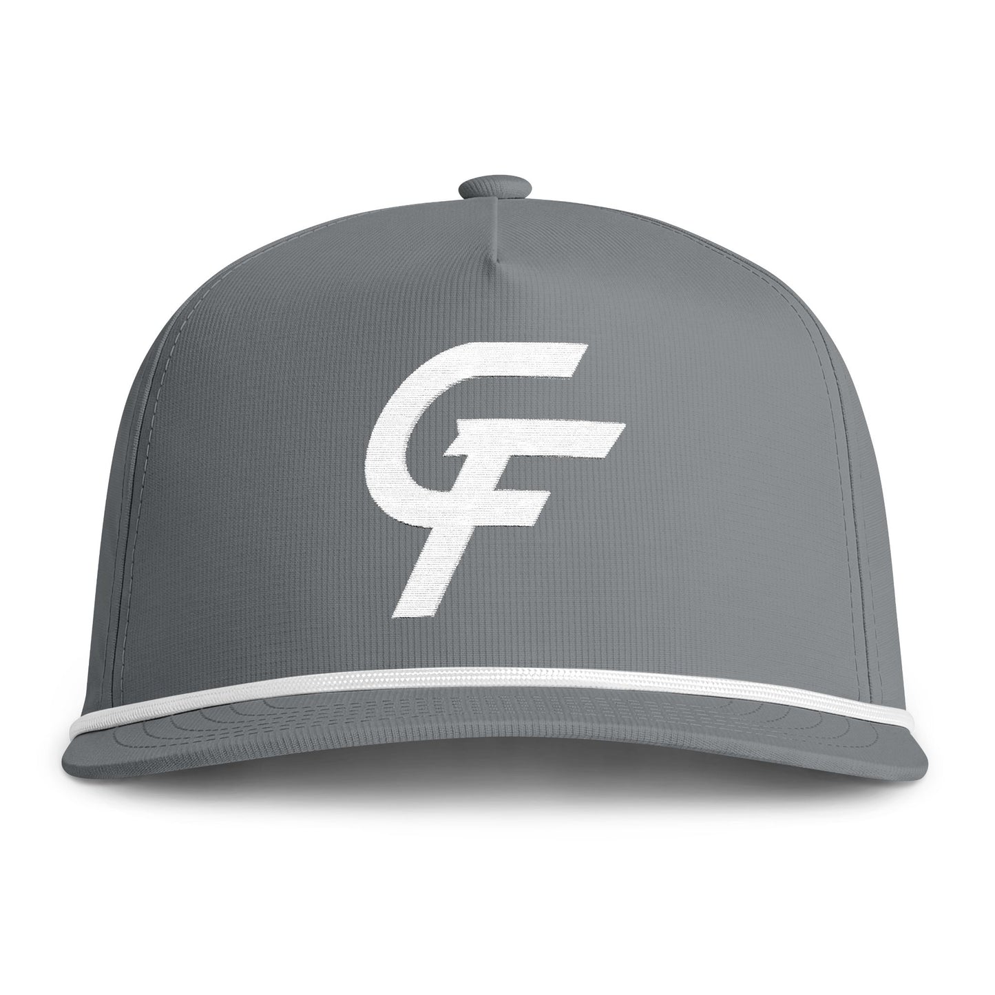 Sunwashed Rope Cap - CF Monogram Trucker Hat