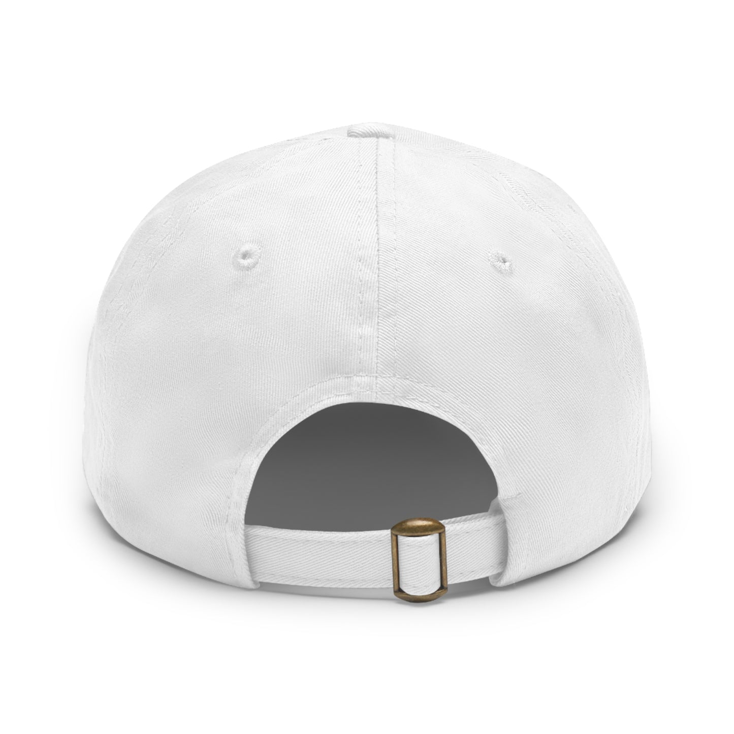Leather Patch Dad Hat — Gone Floridian Logo