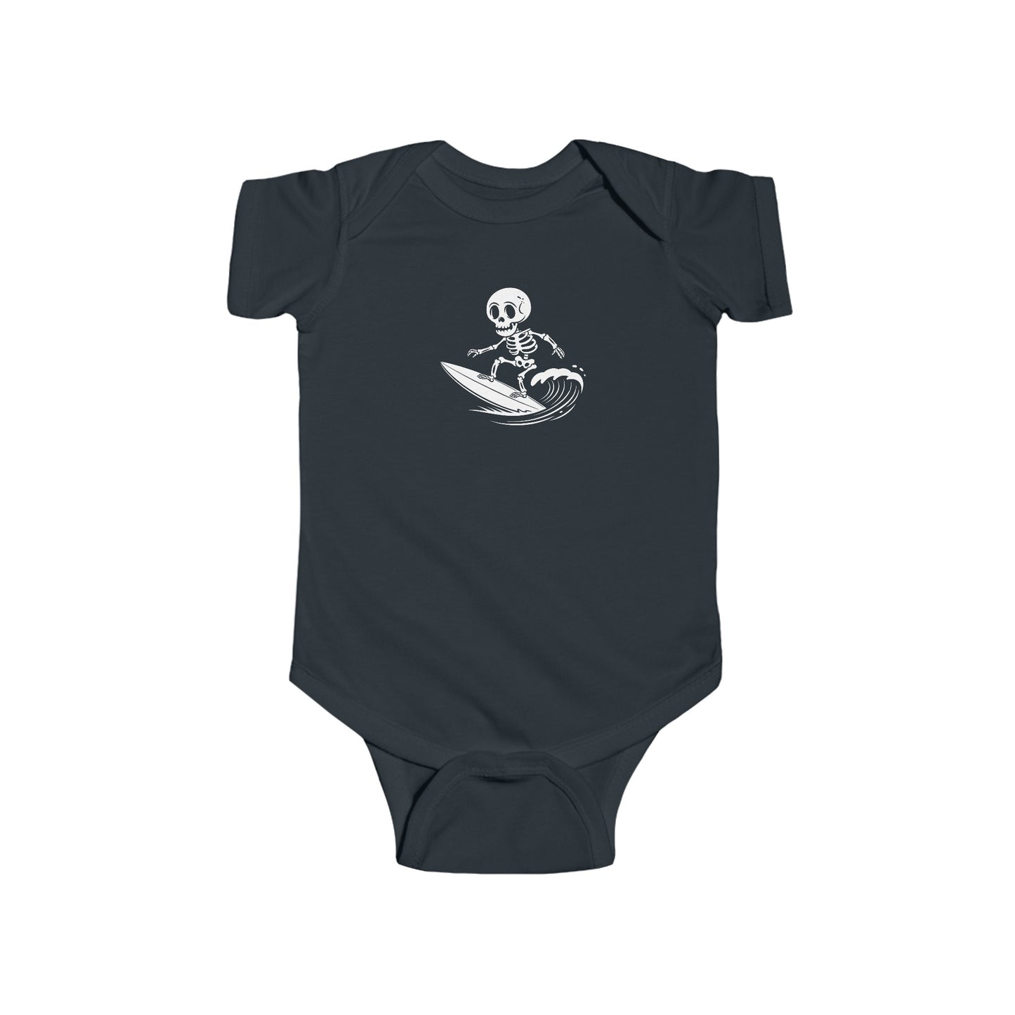 Baby Skeleton Surfin' Bodysuit