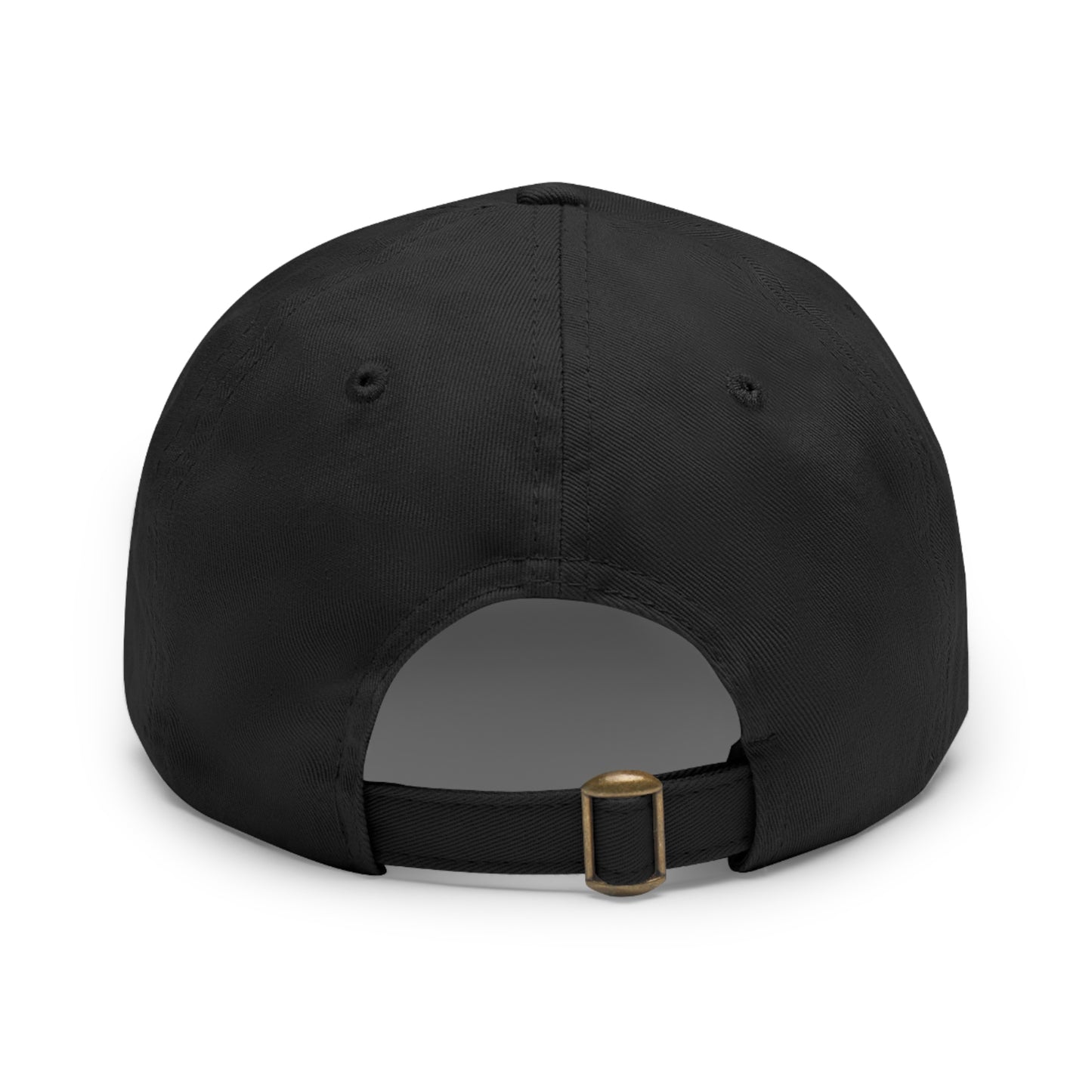 Leather Patch Dad Hat — Gone Floridian Logo