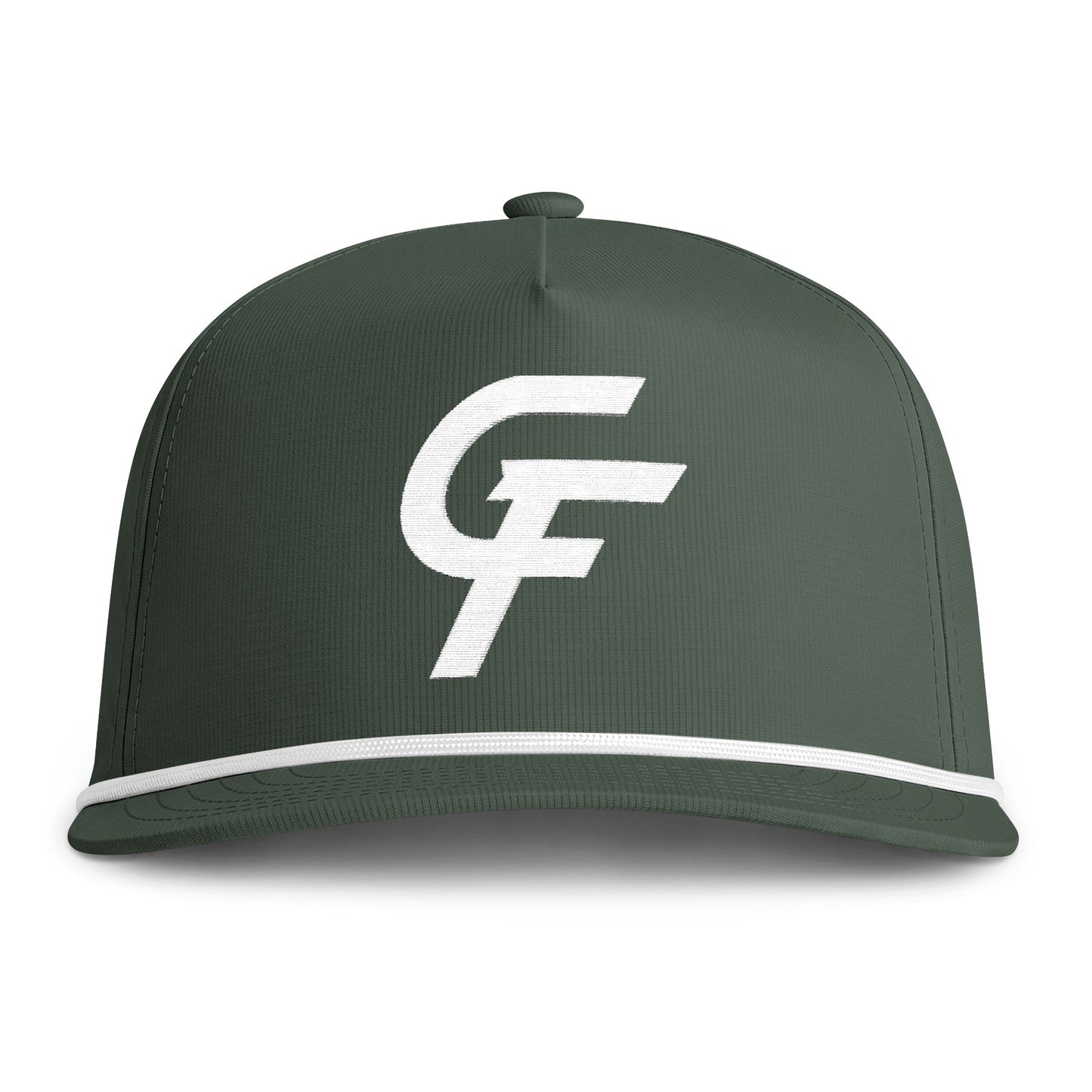 Sunwashed Rope Cap - CF Monogram Trucker Hat